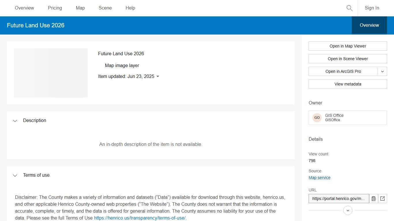 Future Land Use 2026 - Overview